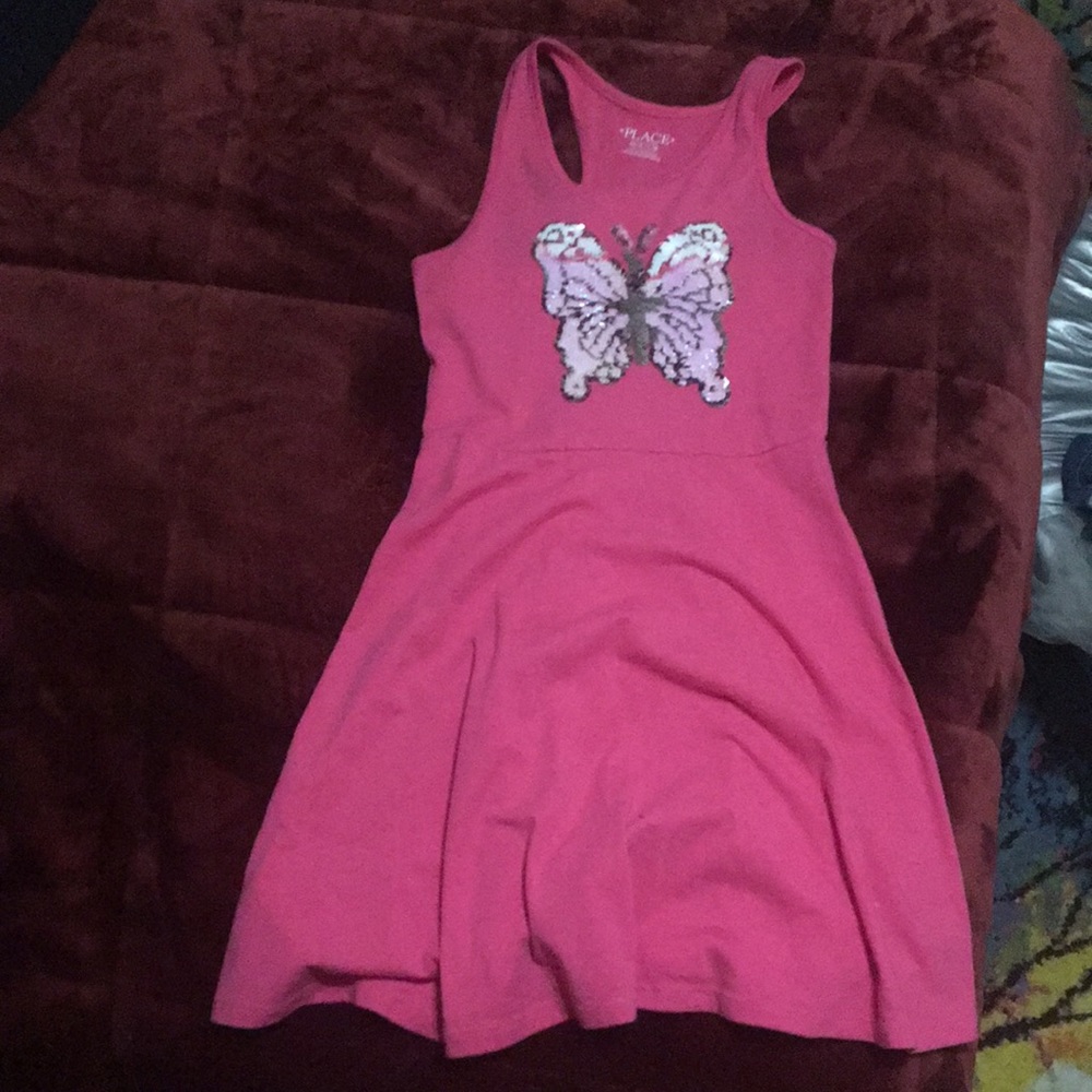 (3 items) Girls size 7/8 dresses and skirt lot